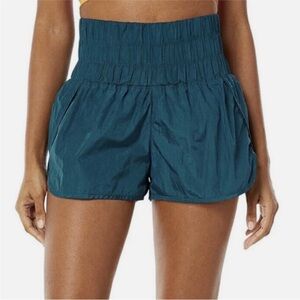 Free People Movement - The Way Home Shorts Teal Size Small
